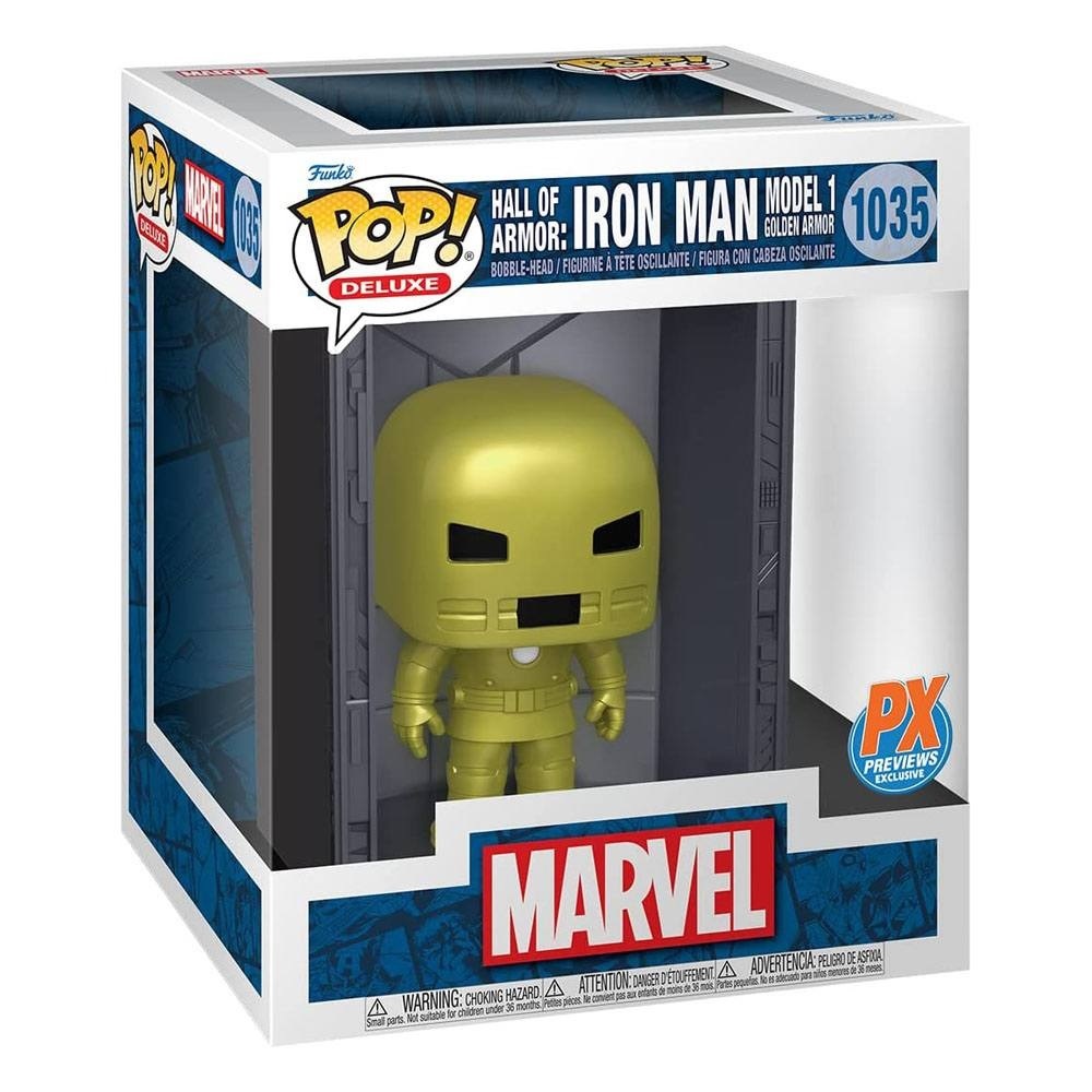 Marvel Deluxe POP! - Hall of Armor: Iron Man Model 1 Golden Armor #1035