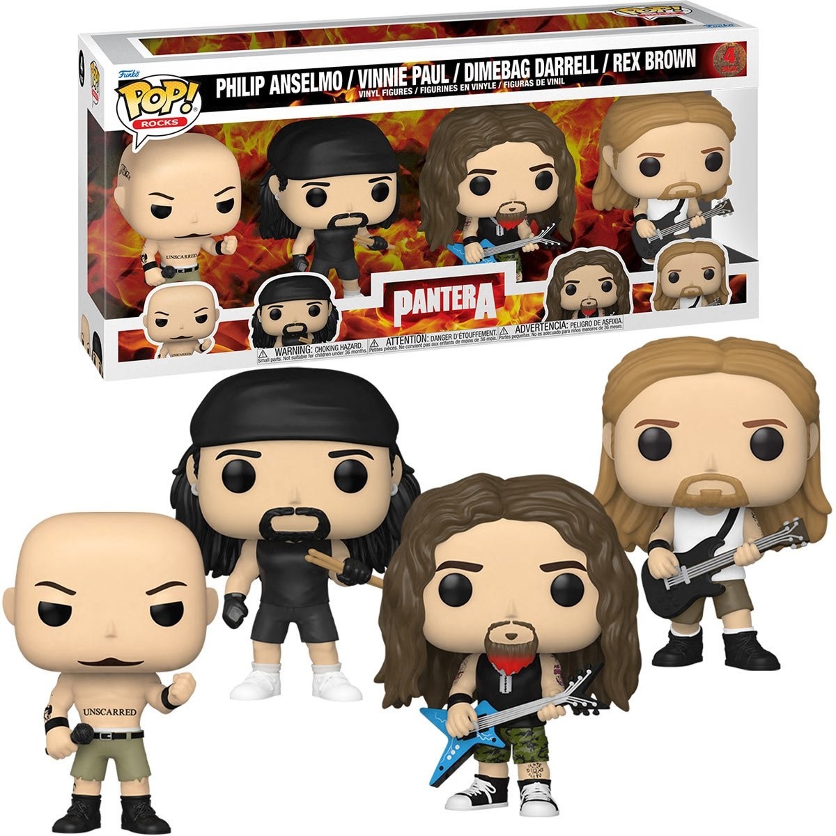 Rocks POP! - Pantera 4-Pack