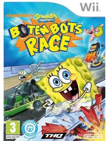 SpongeBob SquarePants Boten Bots Race (Compleet, EUR)