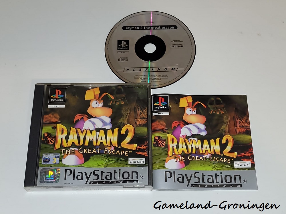 Rayman 2 The Great Escape (Compleet, Platinum)