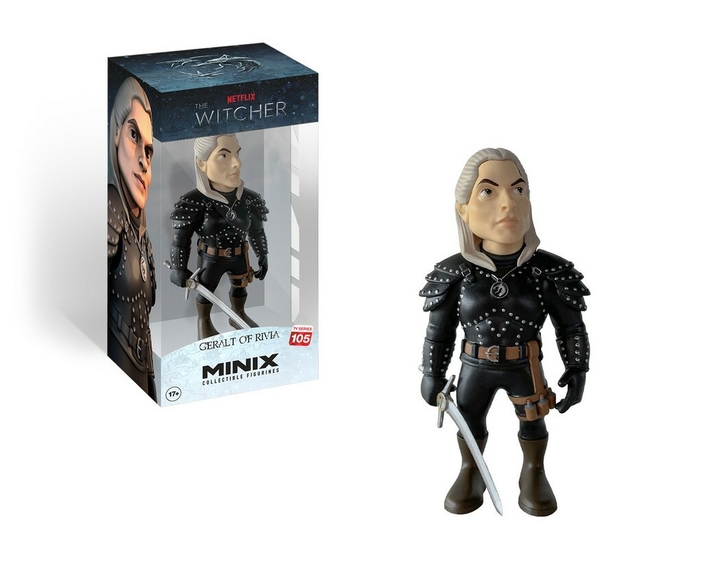 The Witcher Minix - Geralt of Riva PVC Statue 12 cm
