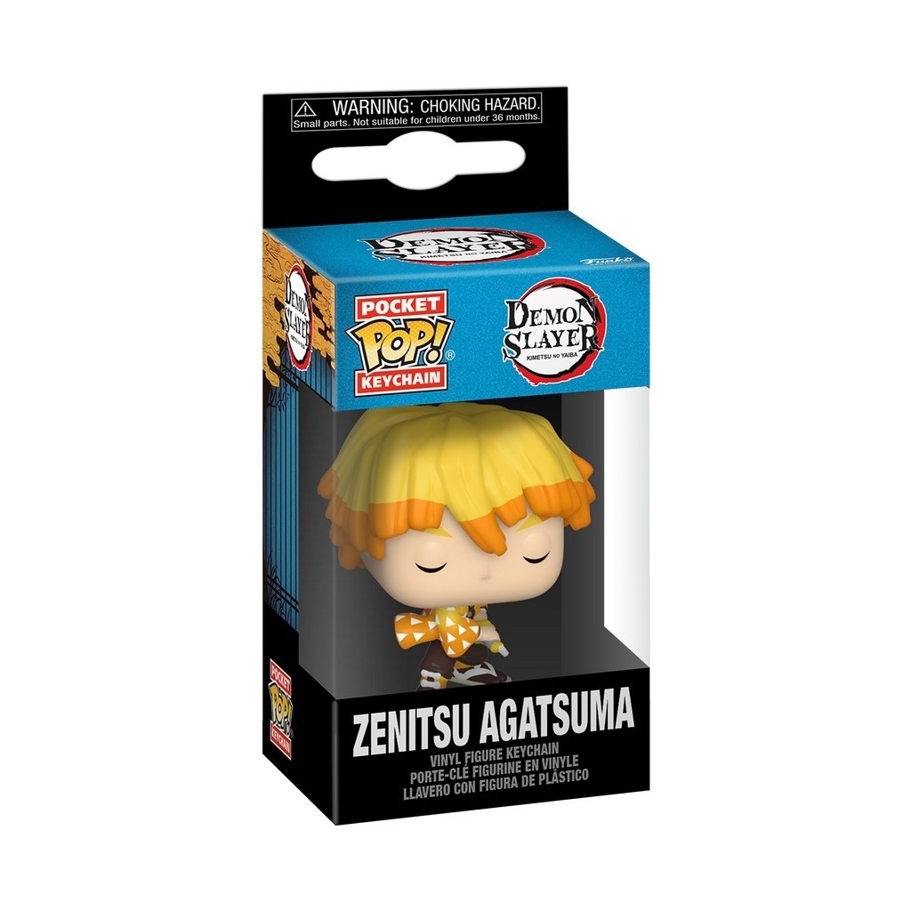 Demon Slayer Pocket POP Sleutelhanger - Zenitsu Agatsuma