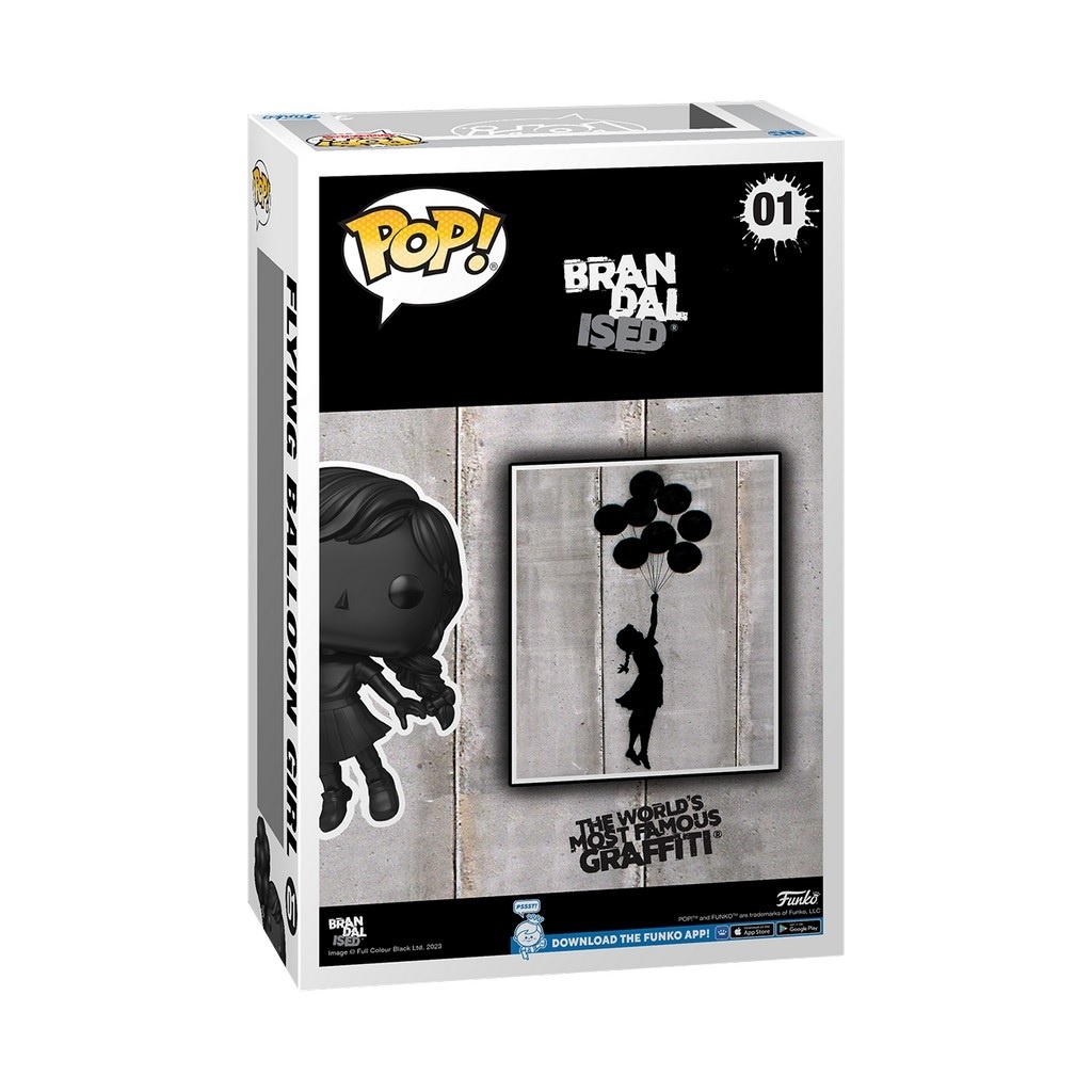Art Cover POP! - Brandalised - Flying Balloon Girl #01