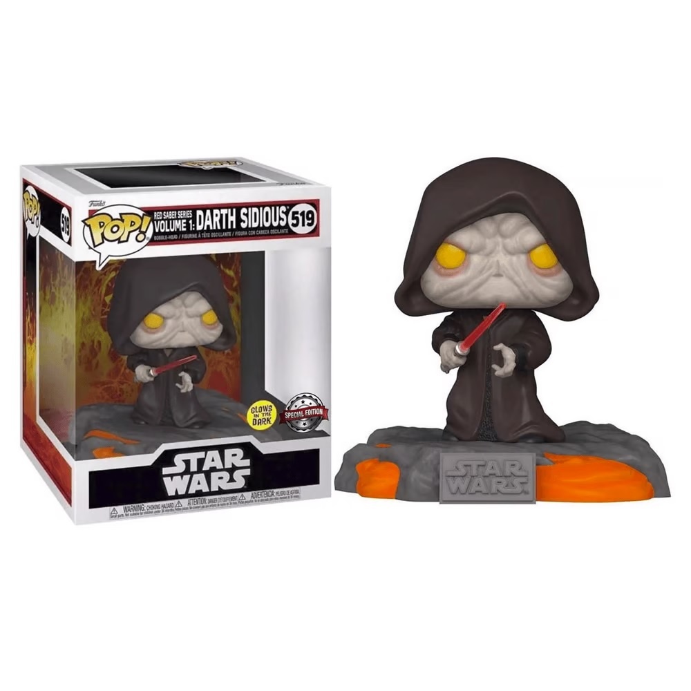 Star Wars POP! - Red Saber Series Volume 1: Darth Sidious 6 Inch #519
