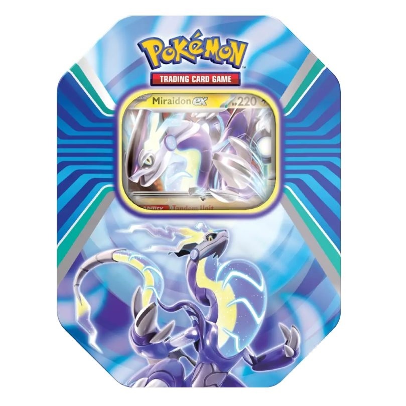 Pokémon TCG - Paldea Legends Summer Tin 2023 - Miraidon Ex