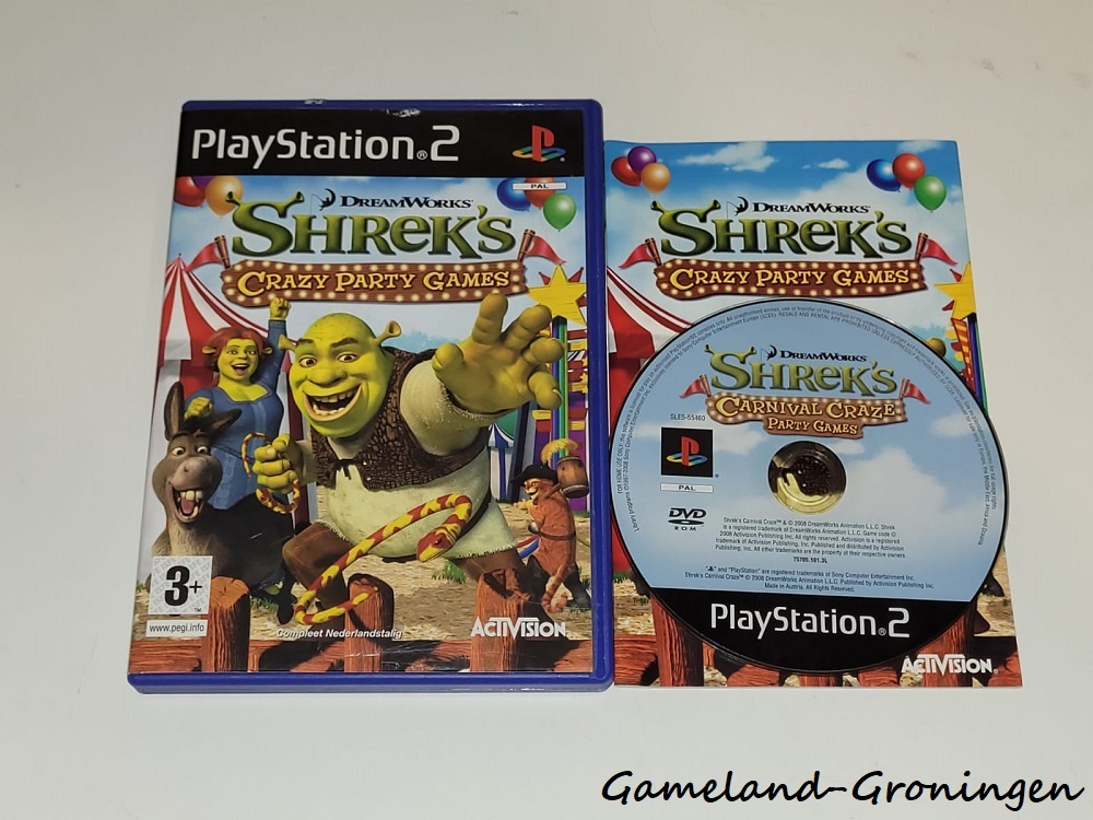 Shrek's Crazy Party Games (Compleet)