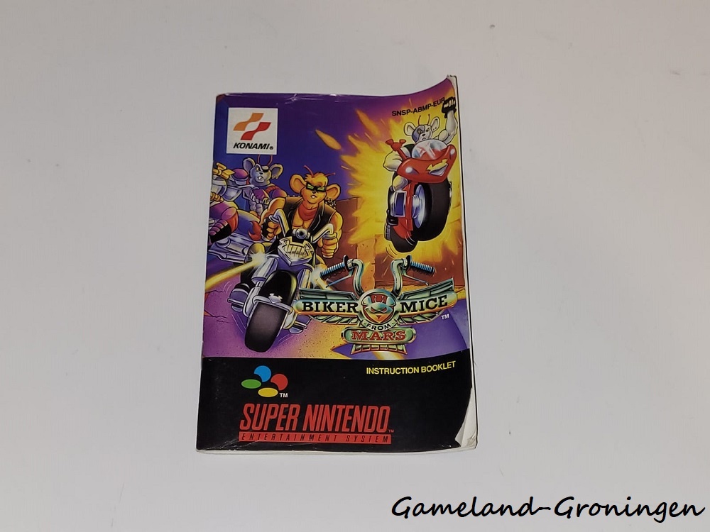 Biker Mice From Mars (Manual, EUR)