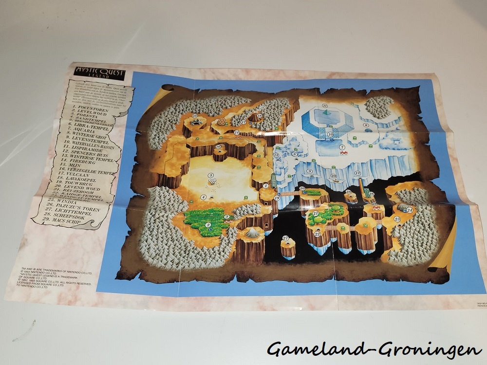 Mystic Quest Legend (Map, HOL)