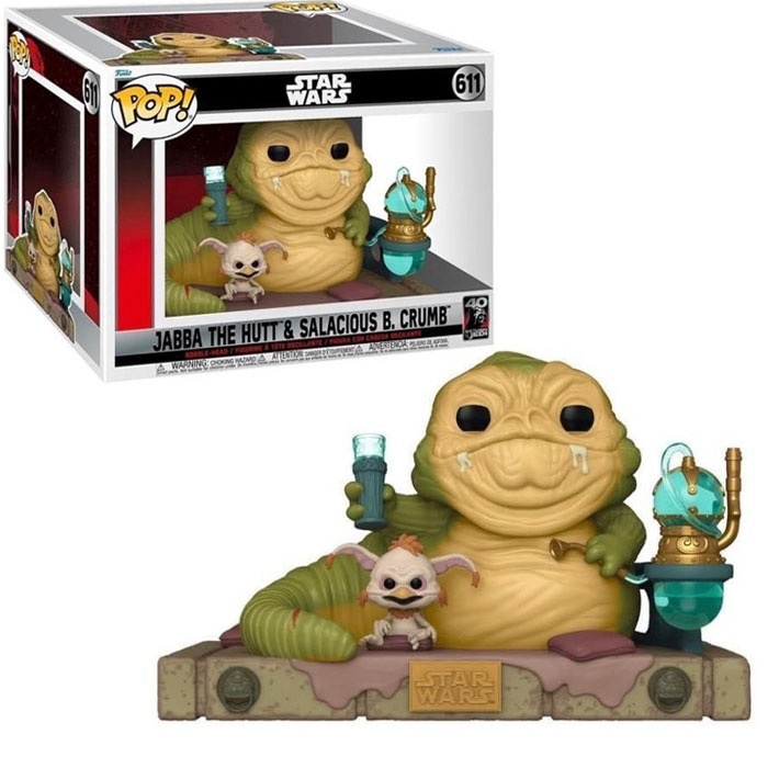 Star Wars Return of the Jedi 40th Anniversary POP! - Jabba with Salacious #611
