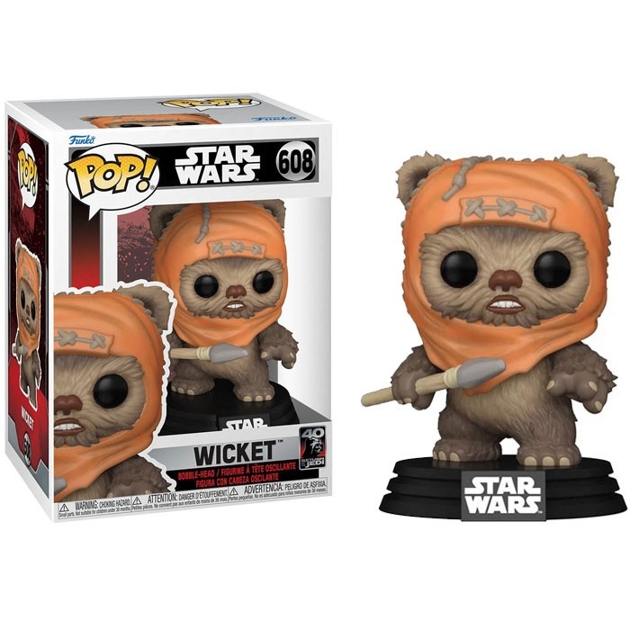 Star Wars Return of the Jedi 40th Anniversary POP! - Wicket #608