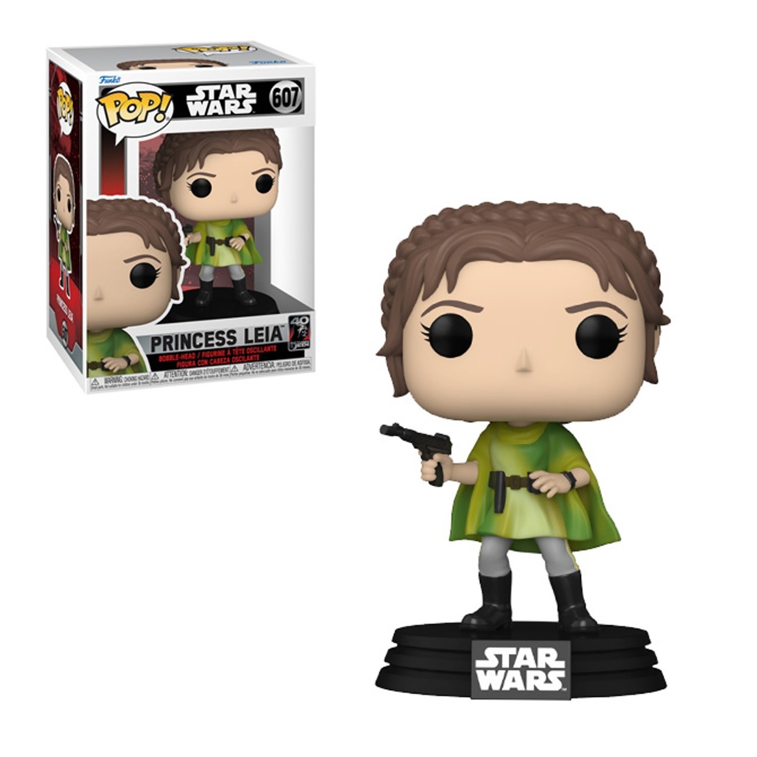 Star Wars Return of the Jedi 40th Anniversary POP! - Princess Leia Bounty Hunter #607