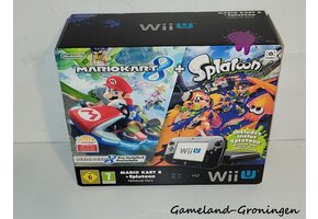 Wii U 32GB Console Premium Bundel + Splatoon + Mario Kart 8