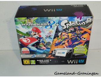 Wii U 32GB Console Premium Bundel + Splatoon + Mario Kart 8