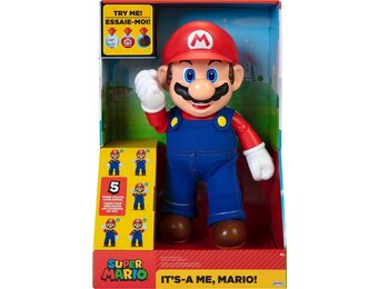 Super Mario - Talking It's-A Me! Mario Action Figure 30 cm