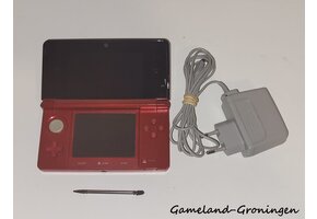 Nintendo 3DS met Stylus & Oplader (Rood)