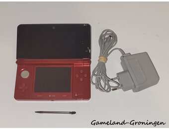 Nintendo 3DS met Stylus & Oplader (Rood)