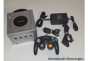 Nintendo GameCube with Controller & Wiring (Silver)