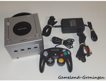 Nintendo GameCube with Controller & Wiring (Silver)