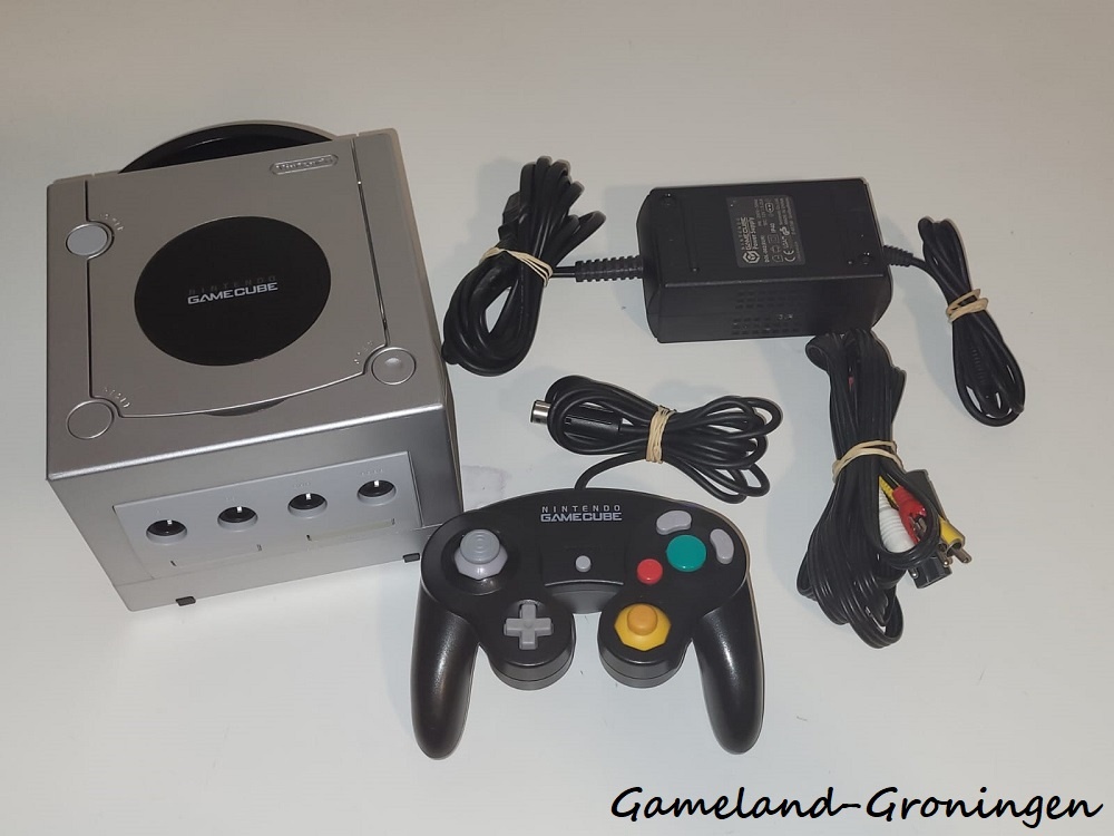 Nintendo GameCube with Controller & Wiring (Silver)