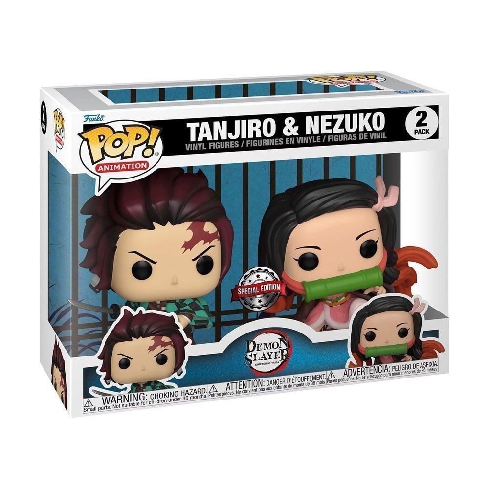 Demon Slayer POP! - Tanjiro & Nezuko 2-Pack
