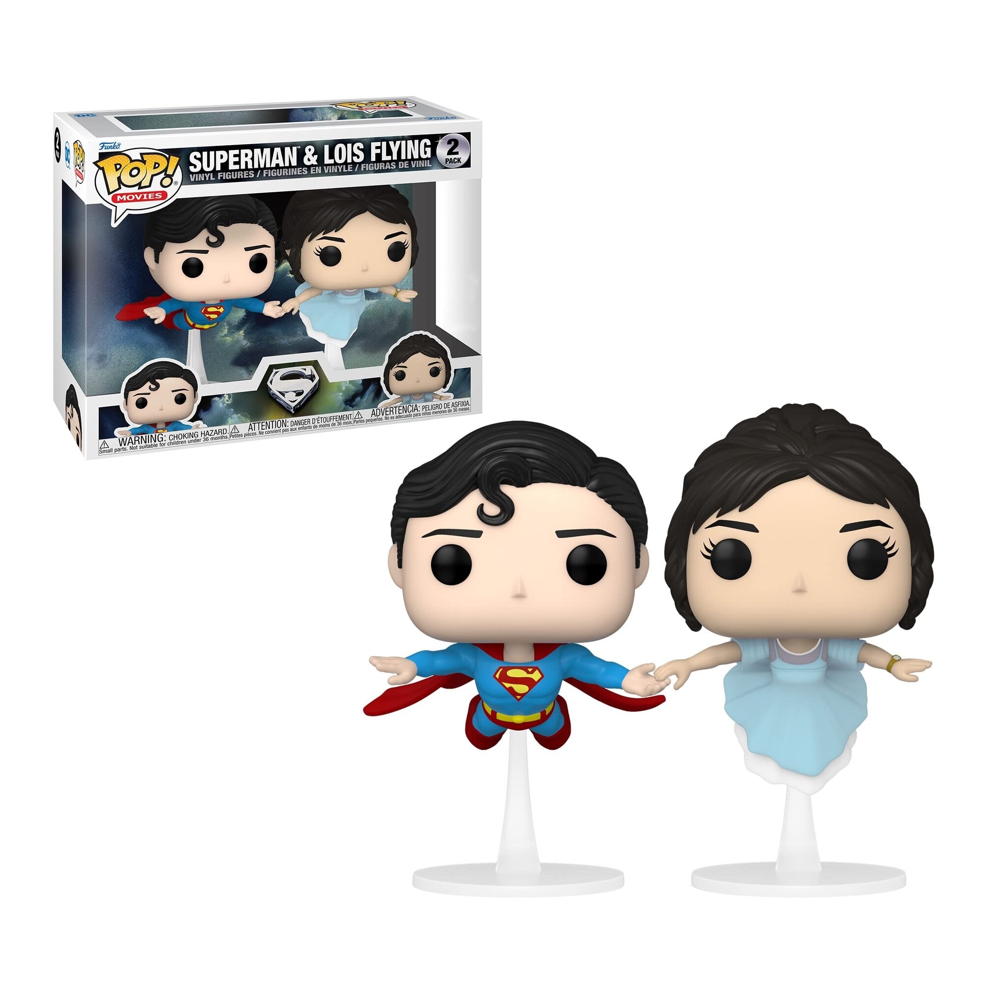 Superman POP! - Superman & Lois Flying 2-Pack