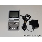 Gameboy Advance SP met Oplader (Zilver Tribal)