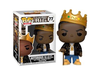 Rocks POP! - Notorious B.I.G. (Biggie) with Crown #77