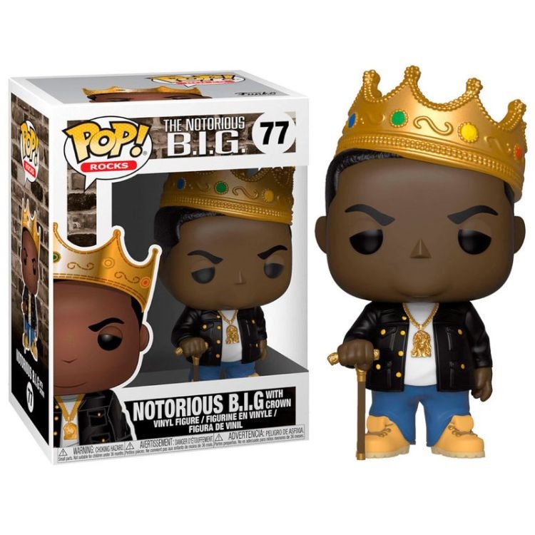 Rocks POP! - Notorious B.I.G. (Biggie) with Crown #77