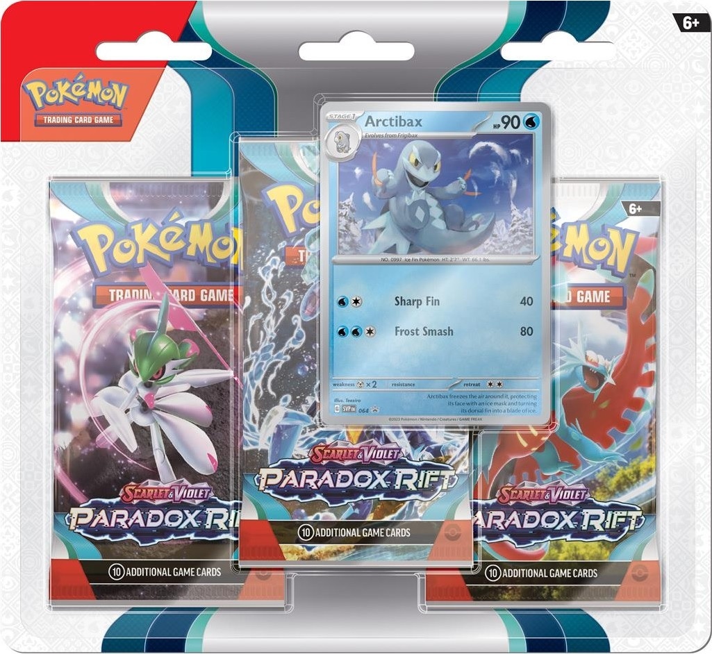 Pokémon TCG - Scarlet & Violet Paradox Rift Booster Blister Arctibax
