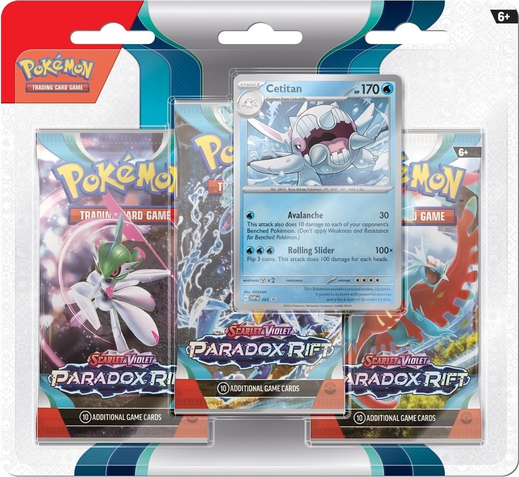 Pokémon TCG - Scarlet & Violet Paradox Rift Booster Blister Cetitan