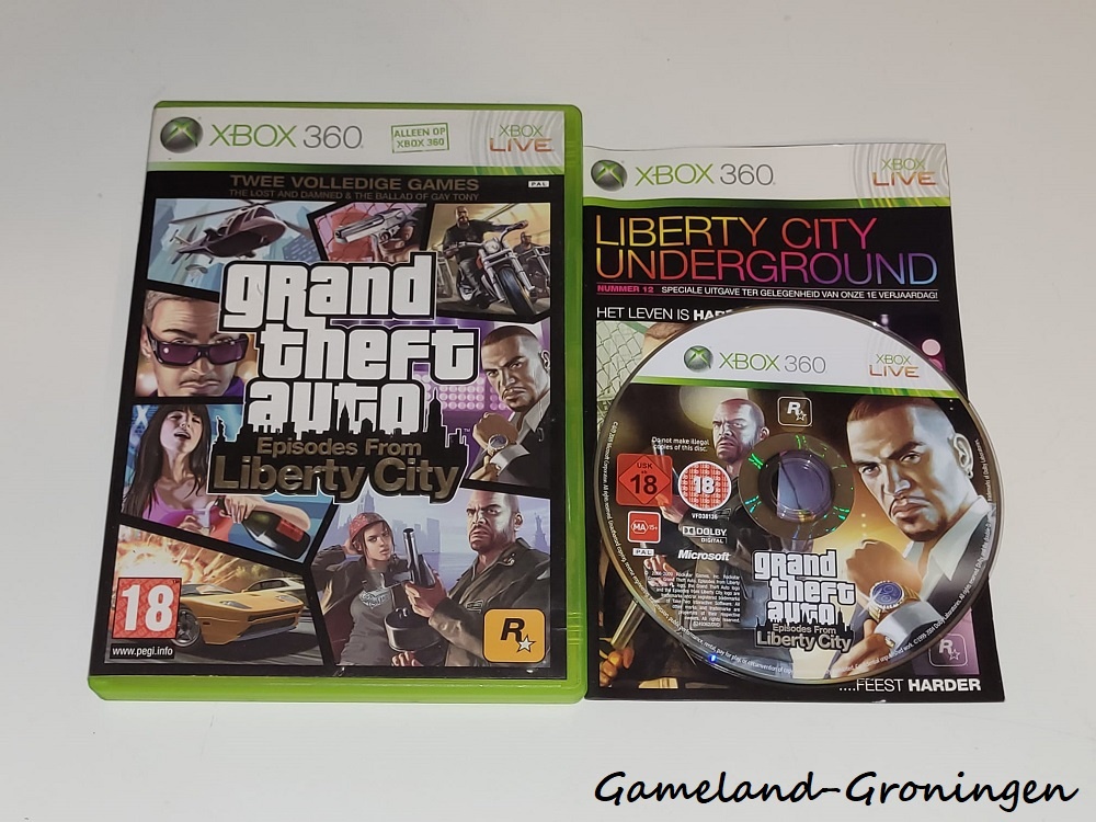 Grand Theft Auto Episodes From Liberty City (GTA) (Compleet)
