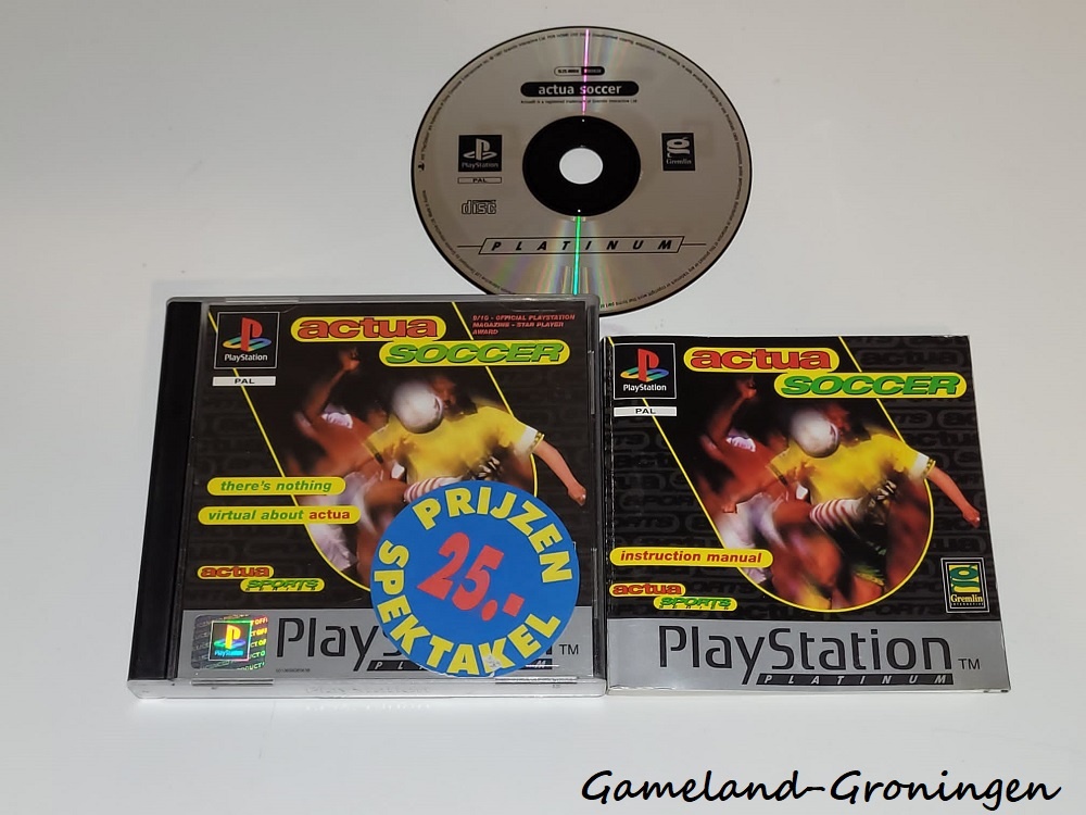 Actua Soccer (Compleet, Platinum)