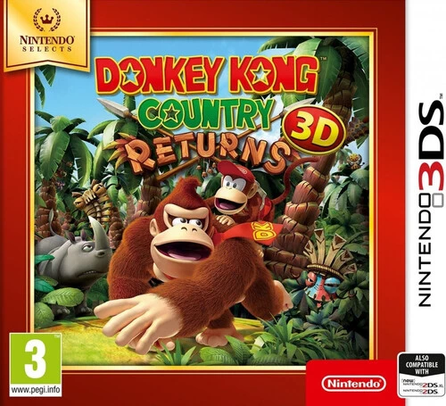 Donkey Kong Country Returns 3D (Complete, Nintendo Selects, HOL)