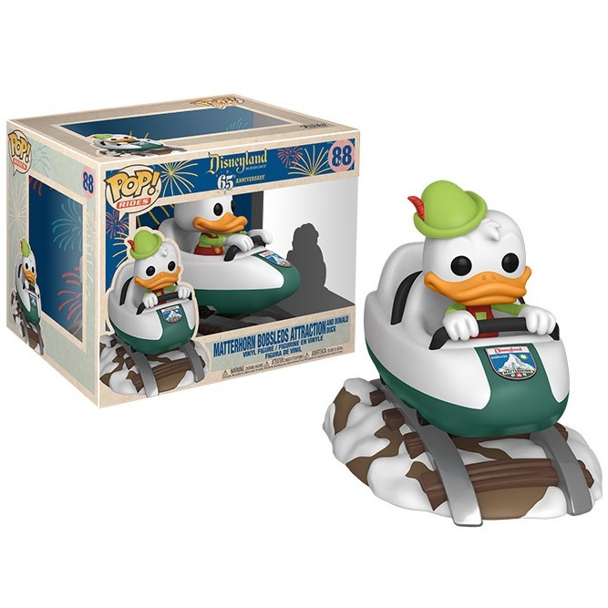 Disneyland 65th Anniversary POP! - Donald Duck with Matterhorn Ride 6 Inch #88
