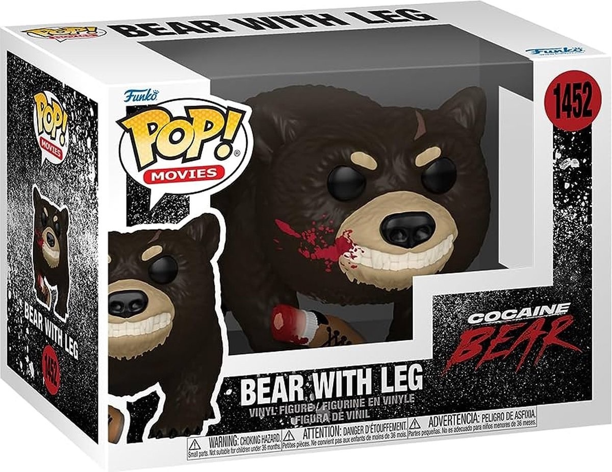 Cocaine Bear POP! - Bloody Bear with Leg #1452