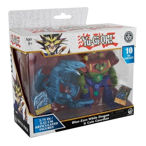 Yu-Gi-Oh! - Blue Eyes White Dragon vs Gate Guardian Battle Figure 2-Pack 10 cm