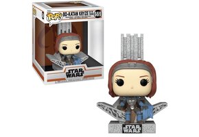 Star Wars The Mandalorian Deluxe POP! - Bo-Katan Kryze on the Throne #669