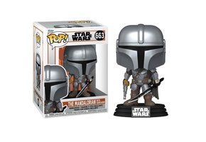 Star Wars The Mandalorian POP! - The Mandalorian with Darksaber #663