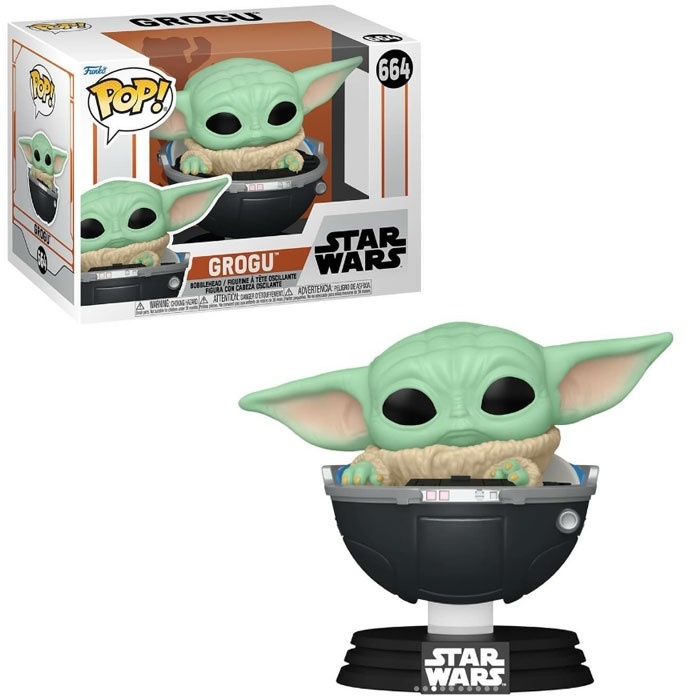 Star Wars The Mandalorian POP! - Grogu in Hovering Pram #664