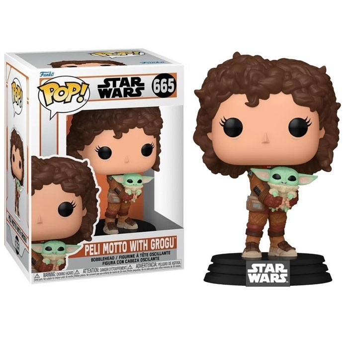 Star Wars The Mandalorian POP! - Peli Motto with Grogu #665