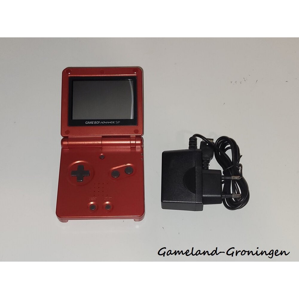 Gameboy Advance SP (Rood) + Oplader Kopen bij GamelandGroningen GamelandGroningen