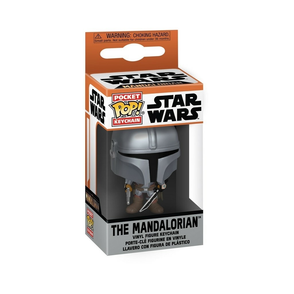 Star Wars The Mandalorian Pocket POP Sleutelhanger - The Mandalorian with Darksaber