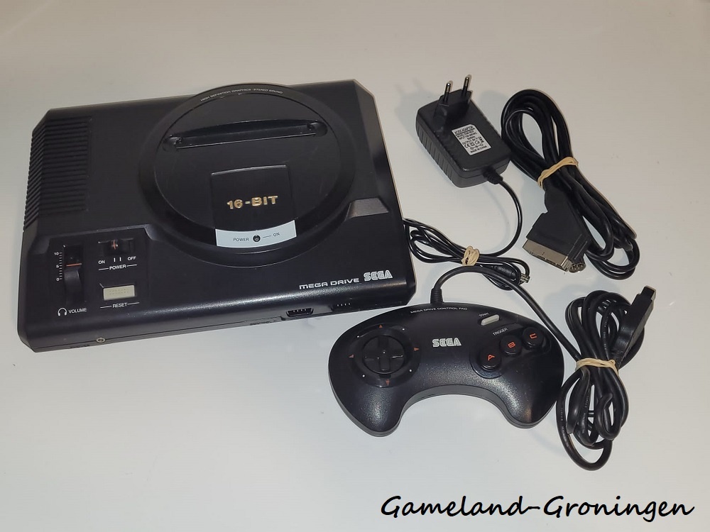 Sega Mega Drive met Controller & Bedrading