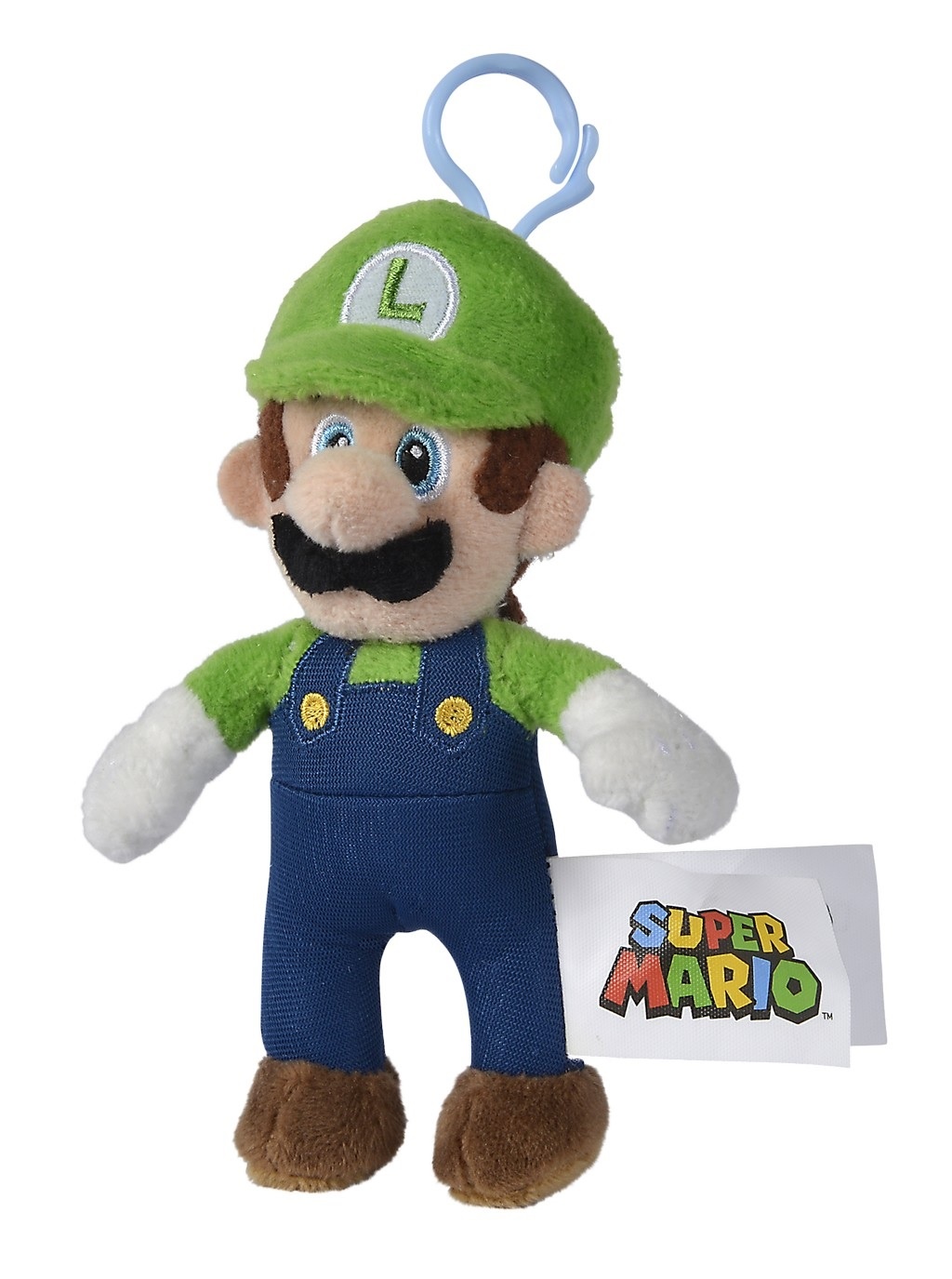 Super Mario - Luigi Knuffel Sleutelhanger 7 cm