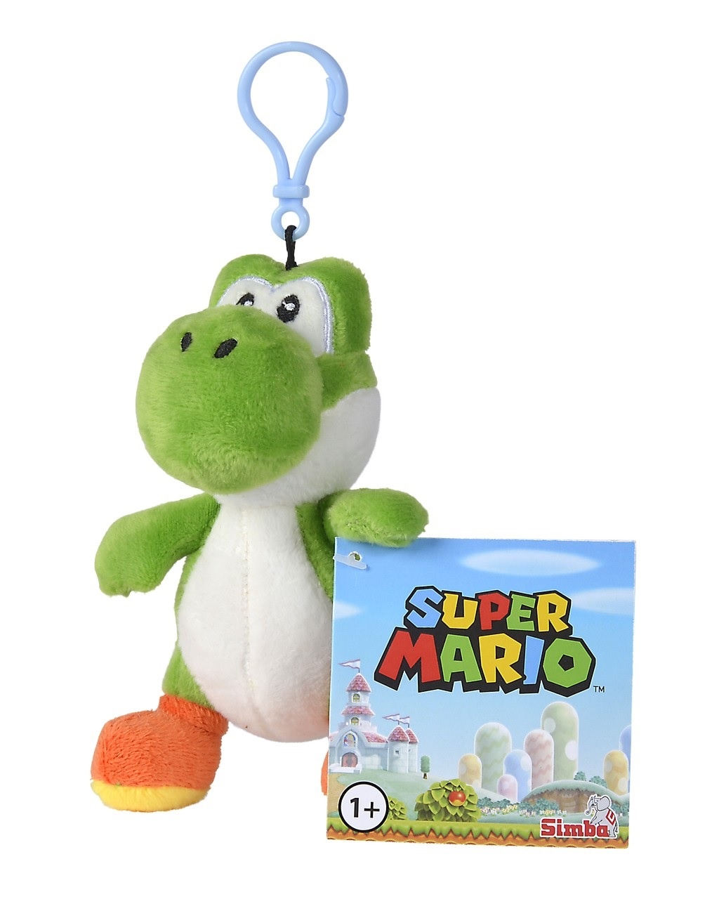 Super Mario - Yoshi Knuffel Sleutelhanger 7 cm