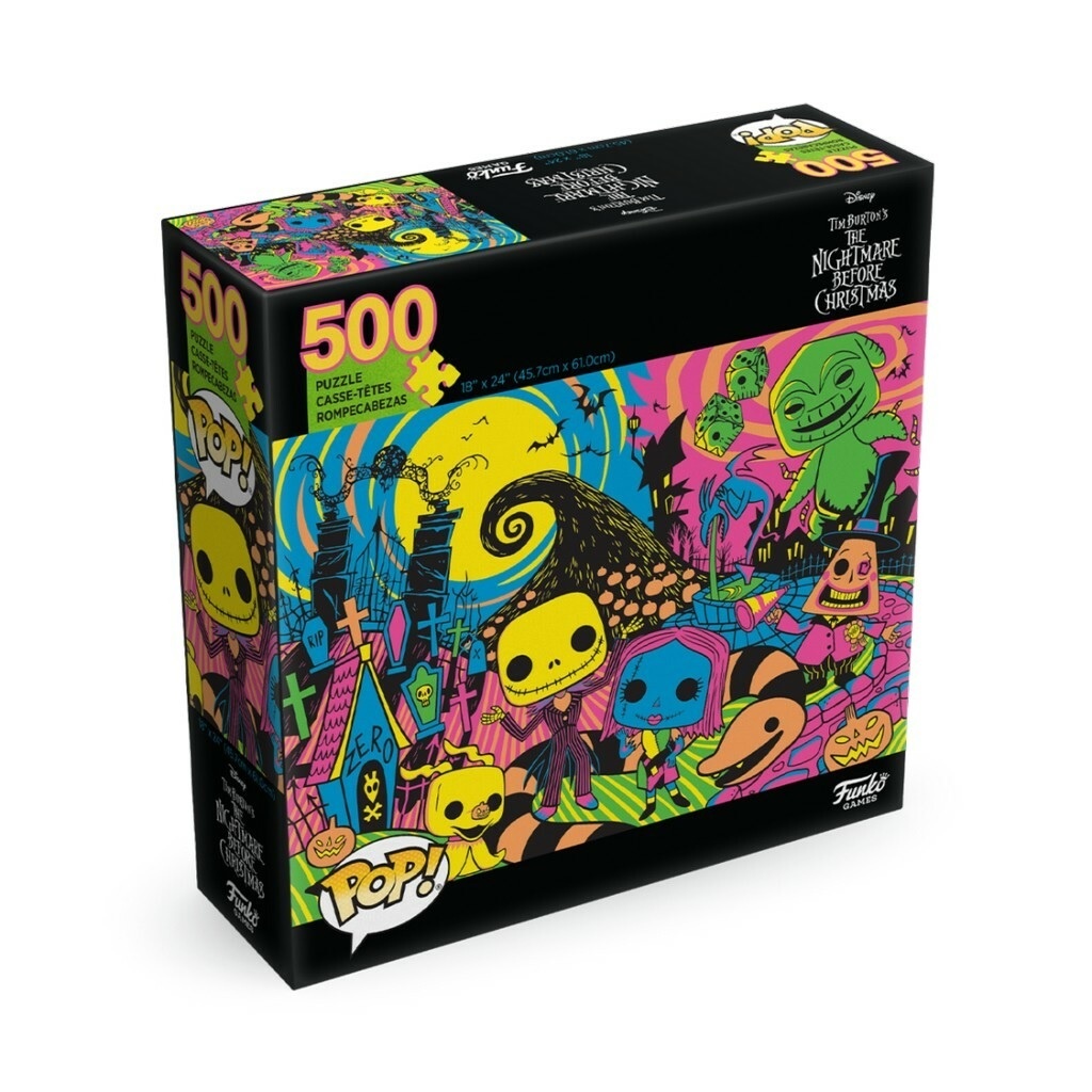 Pop! Puzzles Disney - The Nightmare Before Christmas Blacklight - 500 Pieces