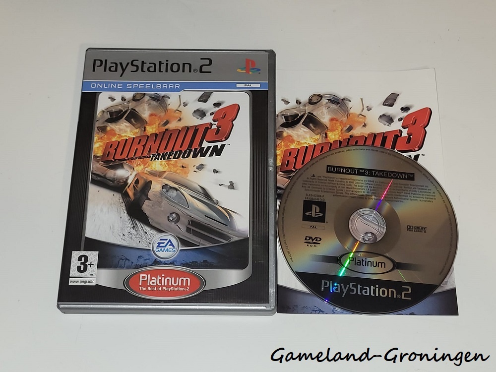 Burnout 3 Takedown (Compleet, Platinum)