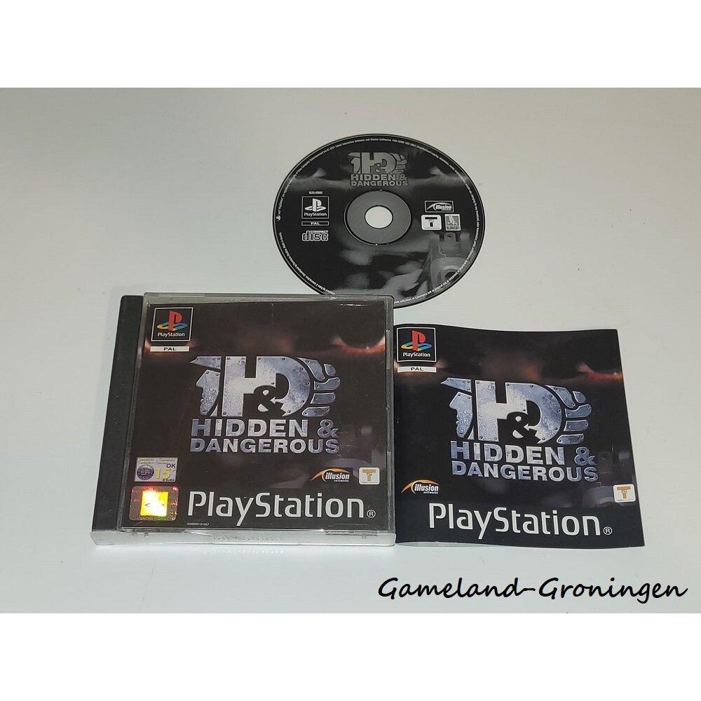 Hidden & Dangerous - PS1 Complet Version 100% Fr PAL TBE Rétro Rare Sony