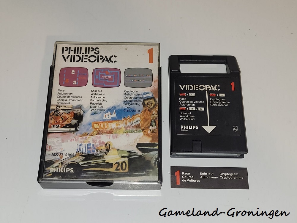 1: Race + Spin-out + Cryptogram (Complete)