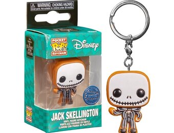 Nightmare Before Christmas POP Sleutelhanger - Jack Skellington Gingerbread
